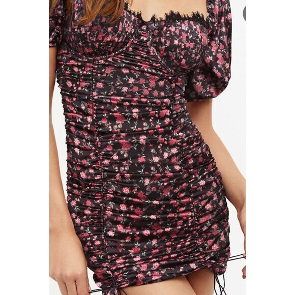 For Love & Lemons Melrose Floral Mini Dress Size Small - Picture 6 of 13
